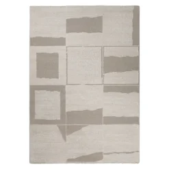 Kurzflor Teppich Creme Beige