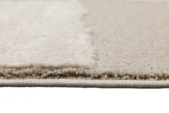 Kurzflor Teppich Creme Beige