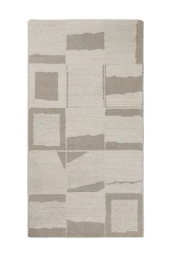 Kurzflor Teppich Creme Beige