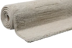 Kurzflor Teppich Creme Beige