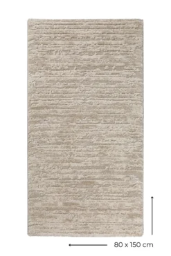 Kurzflor Teppich Creme Beige "Peer" WECONhome