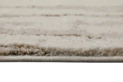 Kurzflor Teppich Creme Beige 
