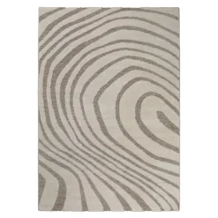 Kurzflor Teppich Creme Beige