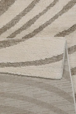 Kurzflor Teppich Creme Beige