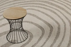 Kurzflor Teppich Creme Beige