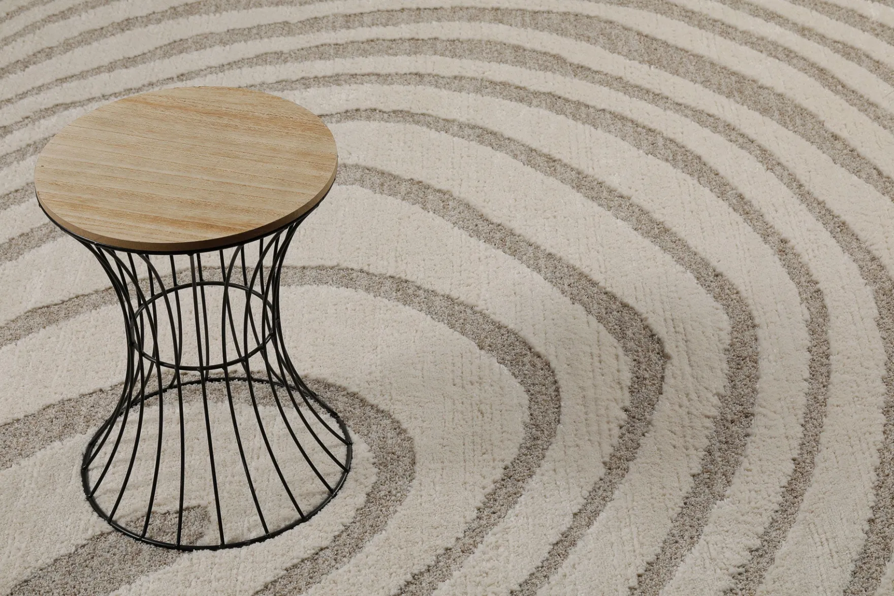 Kurzflor Teppich Creme Beige "Björn" WECONhome