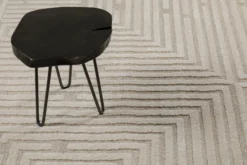 Kurzflor Teppich Creme Beige