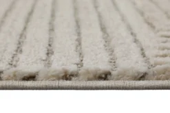Kurzflor Teppich Creme Beige "Mats" WECONhome