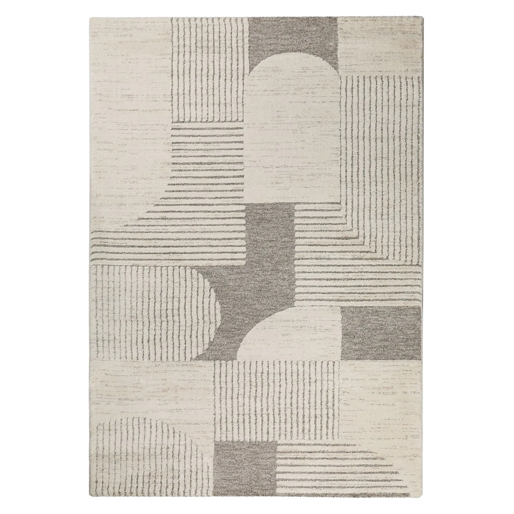 Kurzflor Teppich Creme Beige "Mats" WECONhome