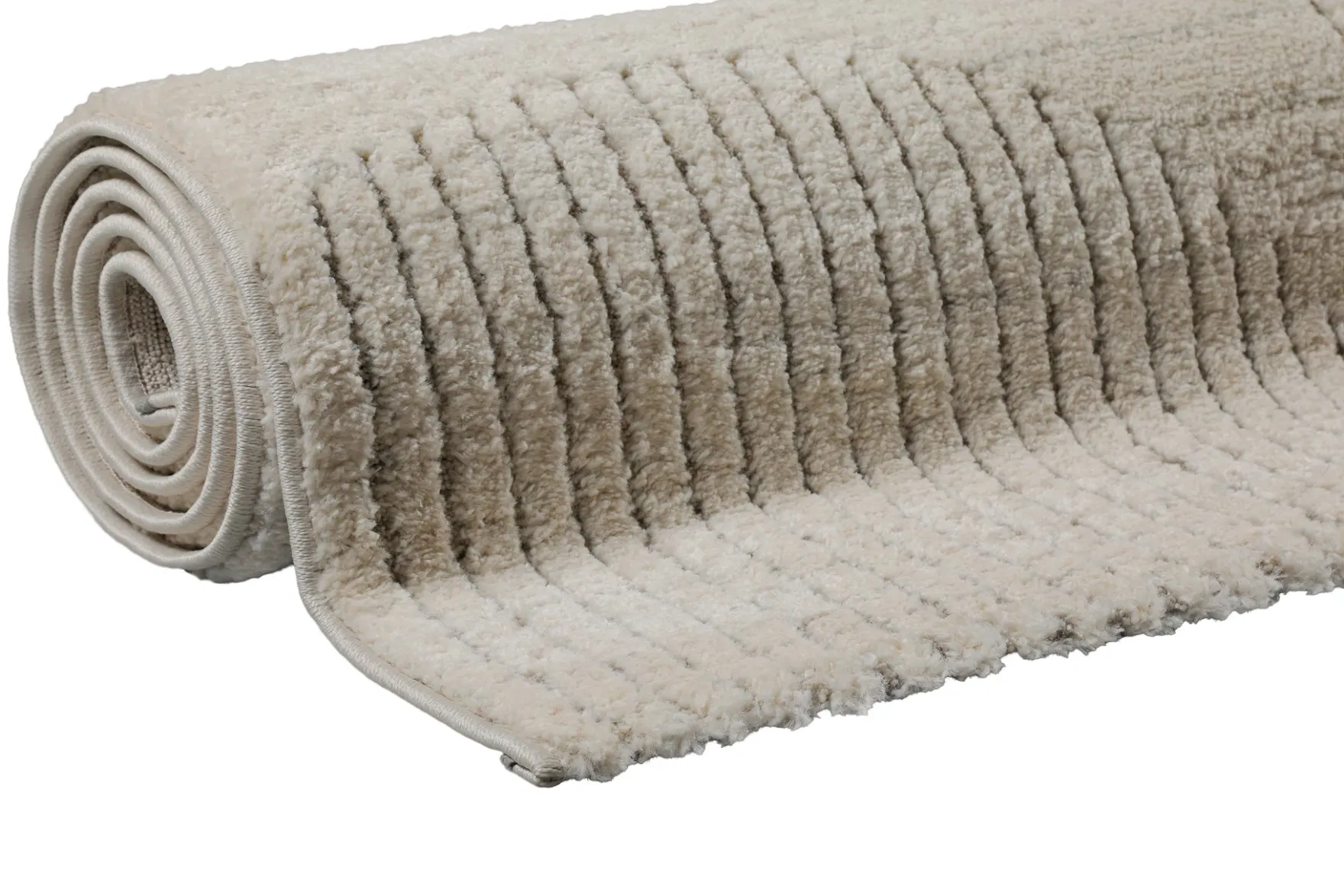Kurzflor Teppich Creme Beige "Mats" WECONhome