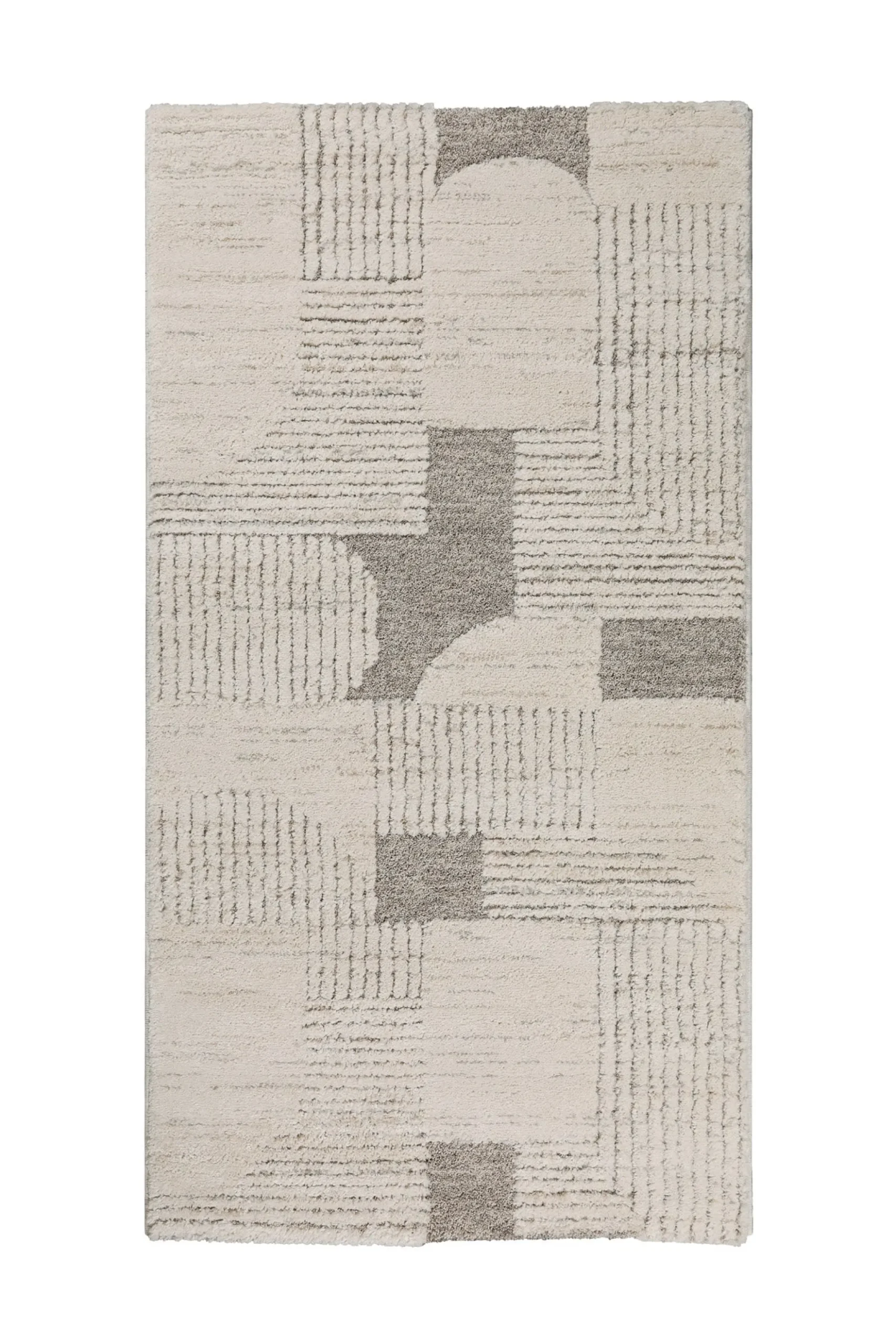 Kurzflor Teppich Creme Beige "Mats" WECONhome