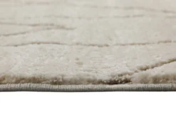 Kurzflor Teppich Creme Beige