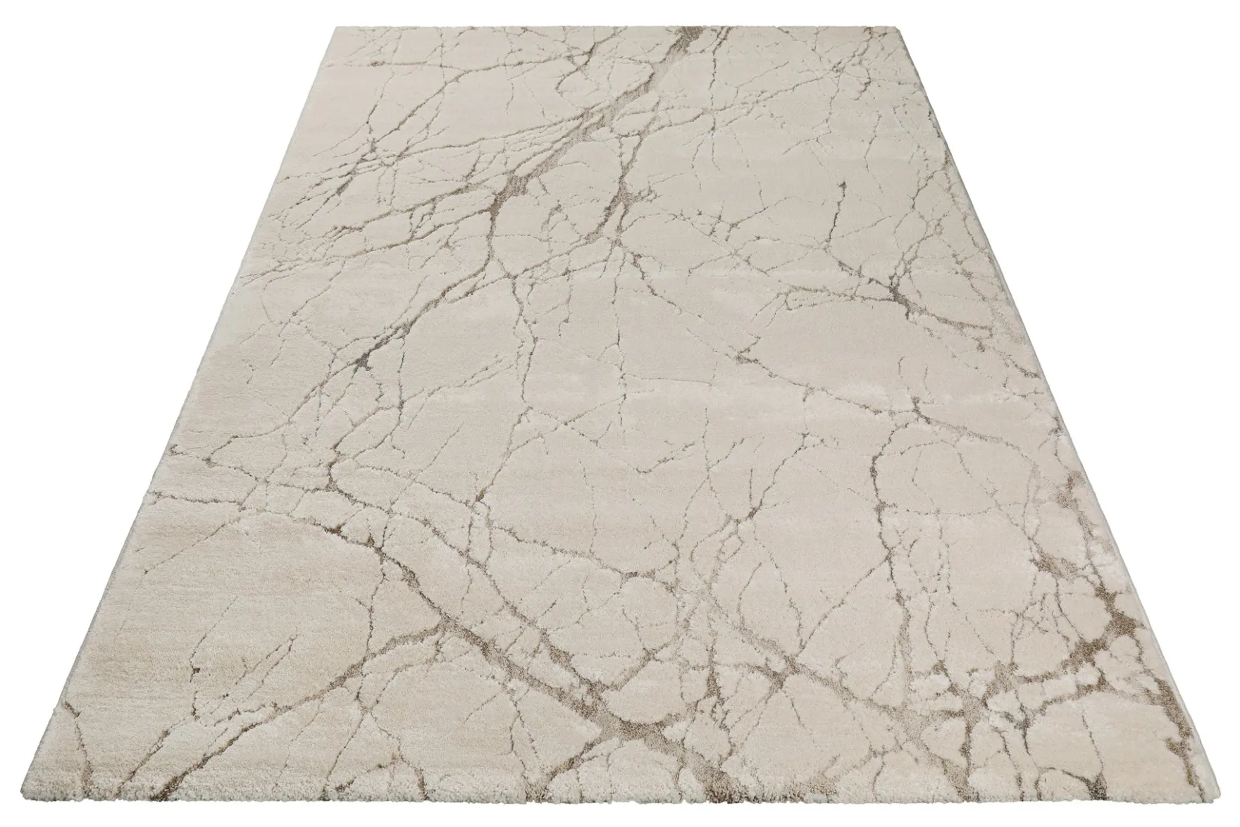 Kurzflor Teppich Creme Beige "Linus" WECONhome