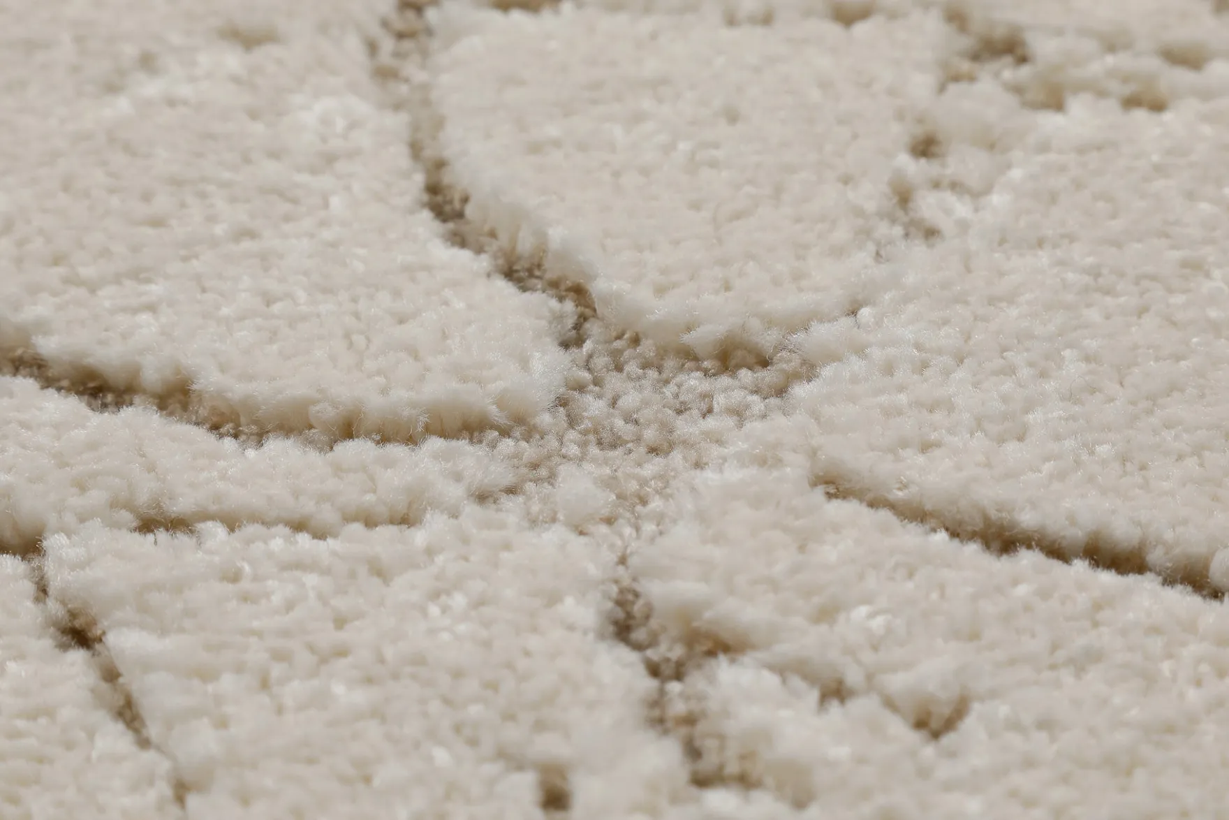 Kurzflor Teppich Creme Beige "Linus" WECONhome