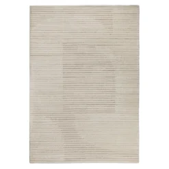 Kurzflor Teppich Creme Beige "Sven" WECONhome