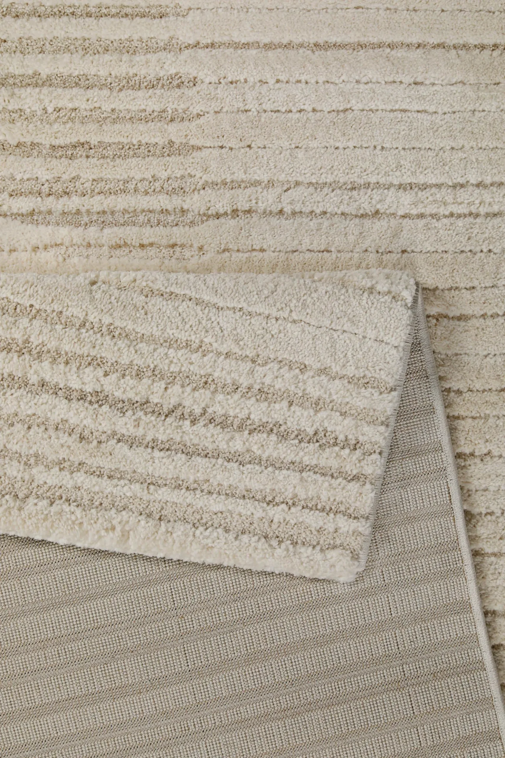 Kurzflor Teppich Creme Beige "Sven" WECONhome