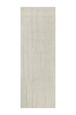 Kurzflor Teppich Creme Weiß aus Schurwolle 