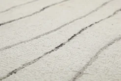 Kurzflor Teppich Creme Weiß aus Schurwolle "Hamptons ELEVEN" WECONhome