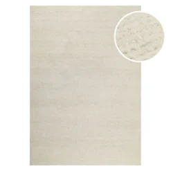 Kurzflor Teppich Creme Weiß "Hamptons THIRTYTWO" WECONhome