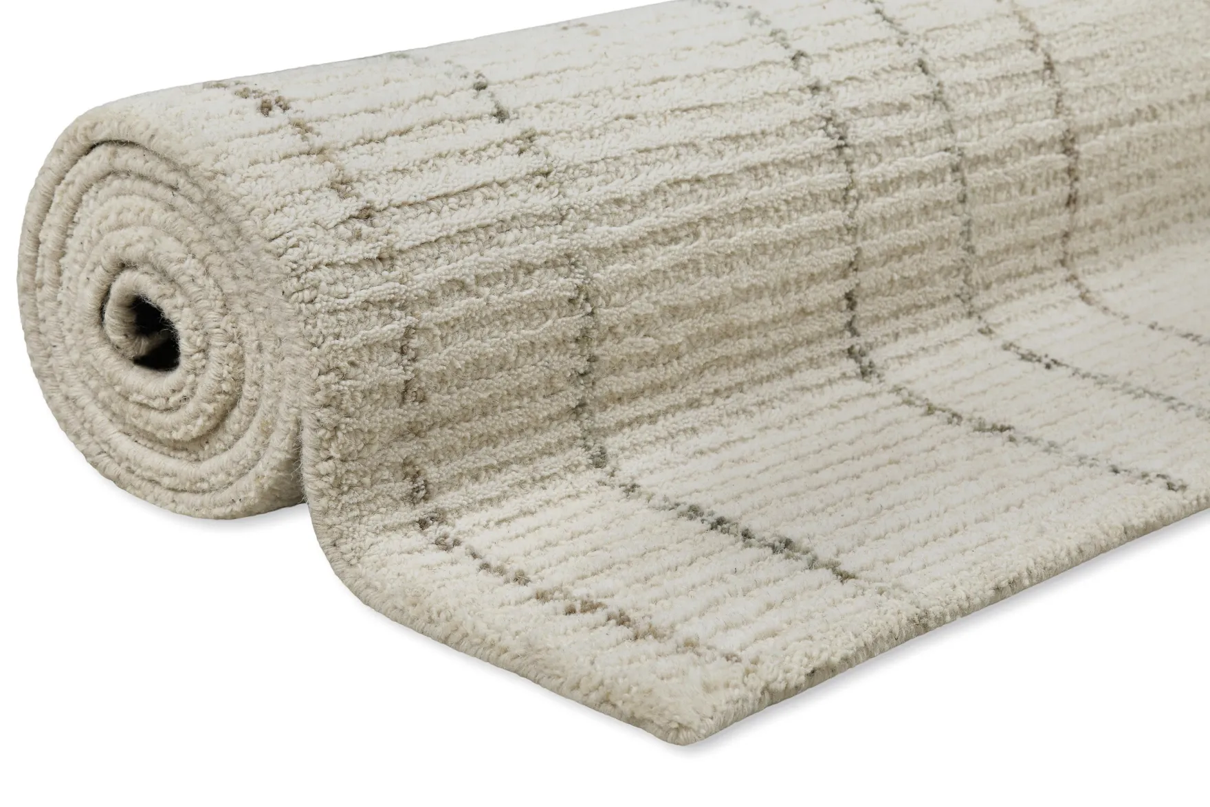 Kurzflor Teppich Creme Weiß "Hamptons THIRTYNINE" WECONhome