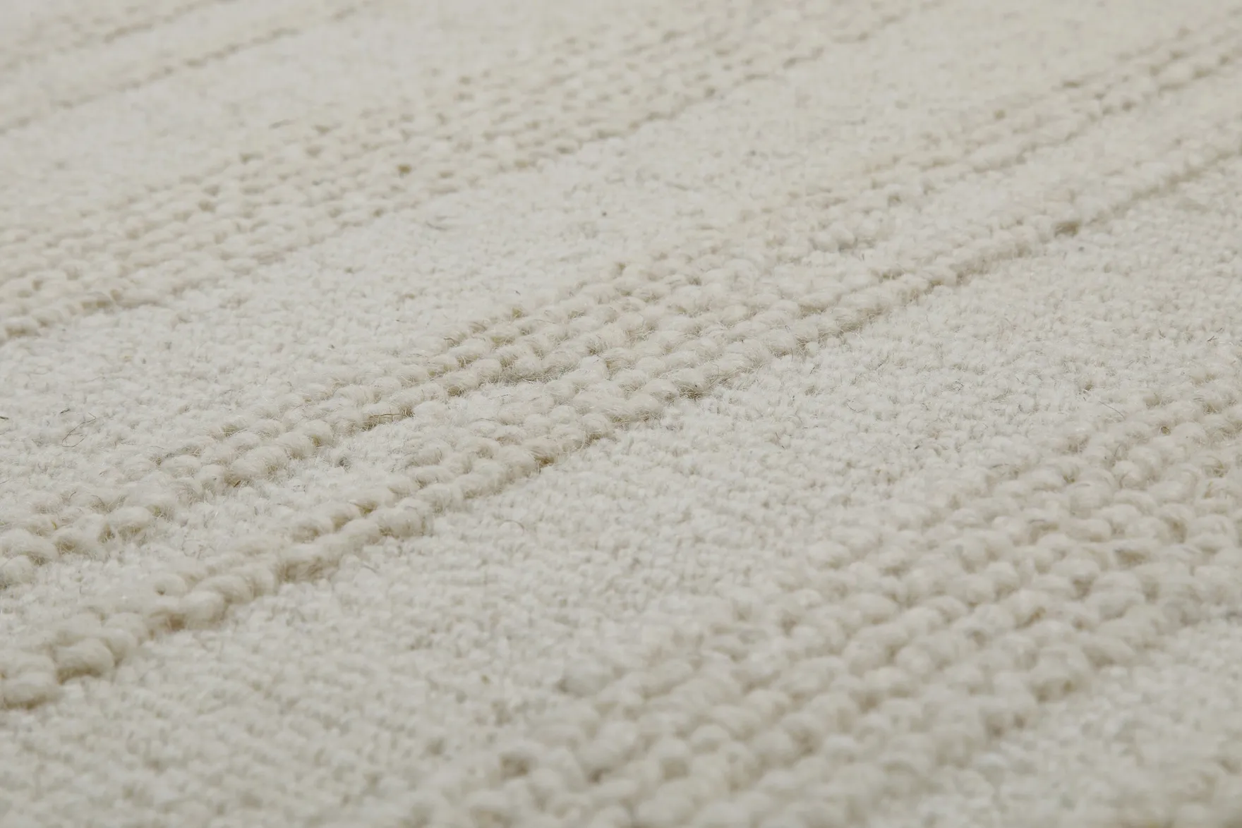Kurzflor Teppich Creme Weiß "Hamptons TWENTYSEVEN" WECONhome