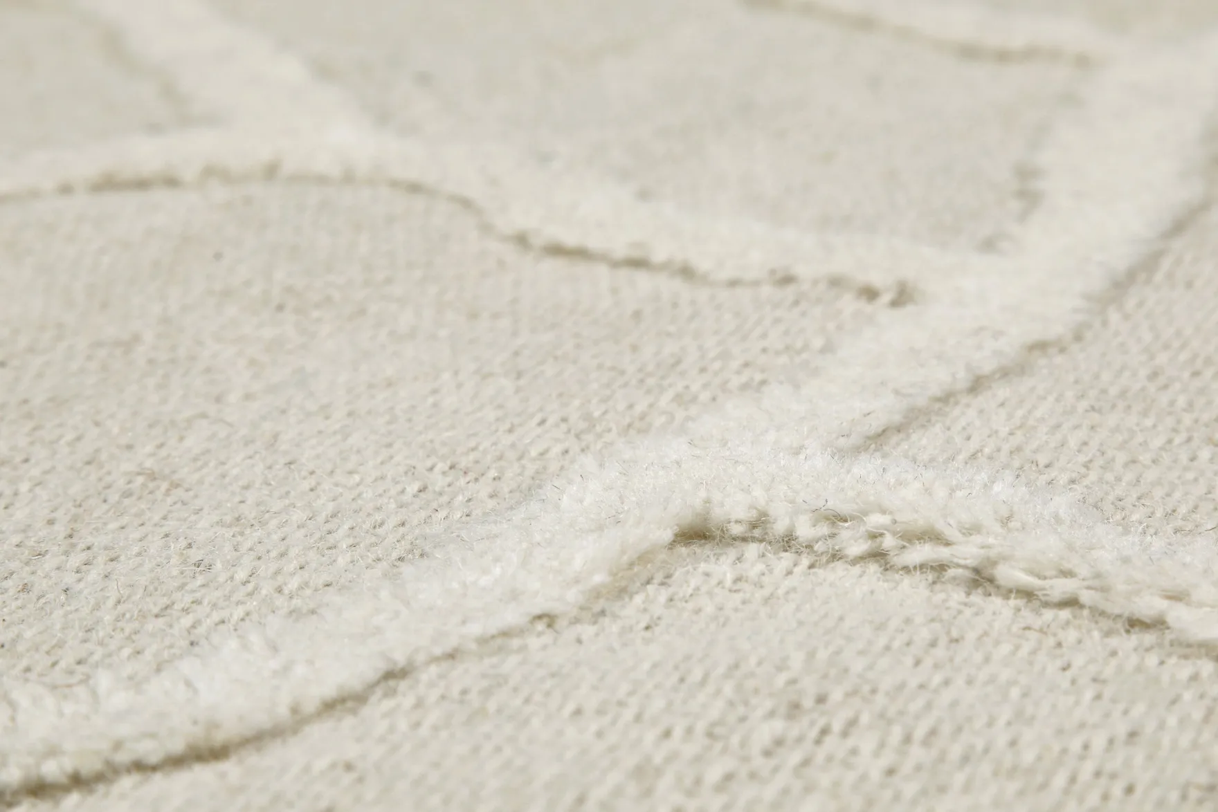 Kurzflor Teppich Creme Weiß "Hamptons TWENTYSIX" WECONhome