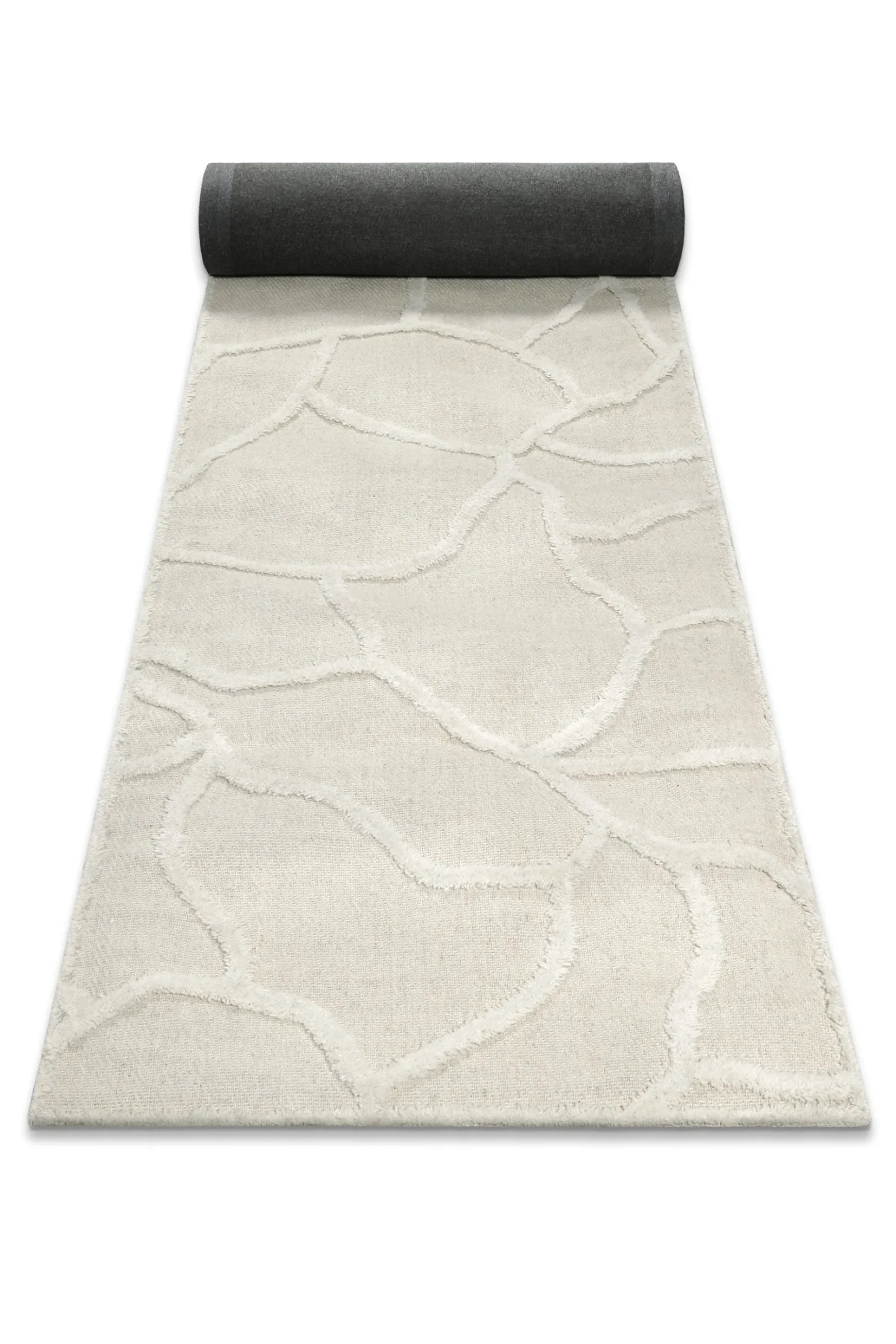 Kurzflor Teppich Creme Weiß "Hamptons TWENTYSIX" WECONhome