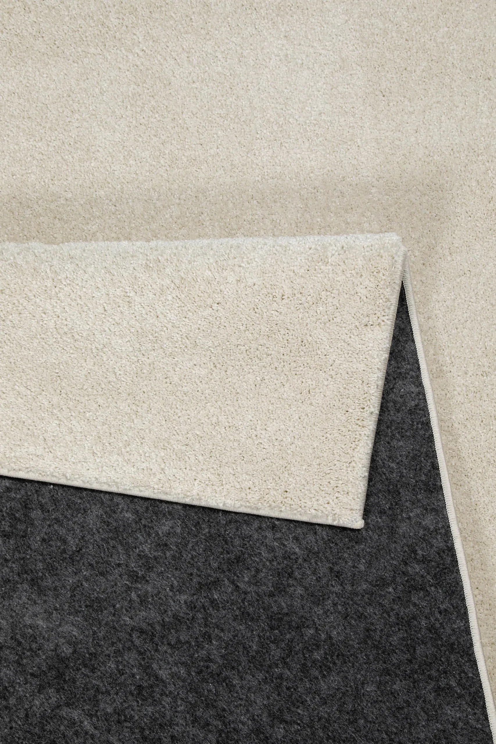 Kurzflorteppich Creme Weiß "Wogh" WECONhome