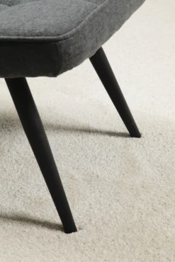 Kurzflorteppich Creme Weiß