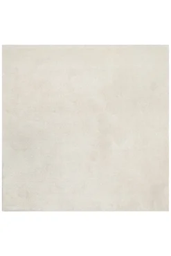 Kurzflorteppich Creme Weiß