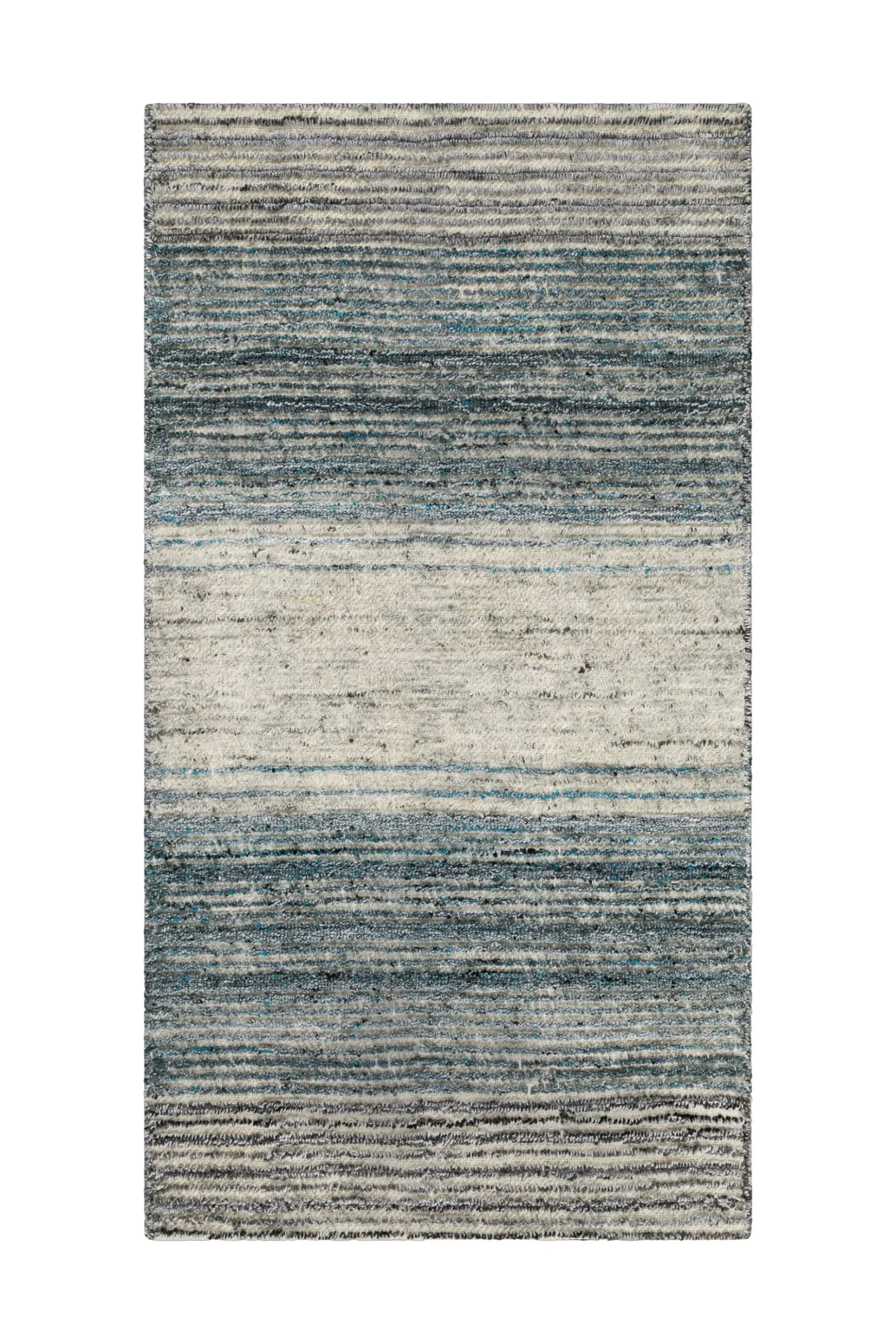 Kurzflor Teppich Grau Blau meliert "Hamptons TWENTYFOUR" WECONhome