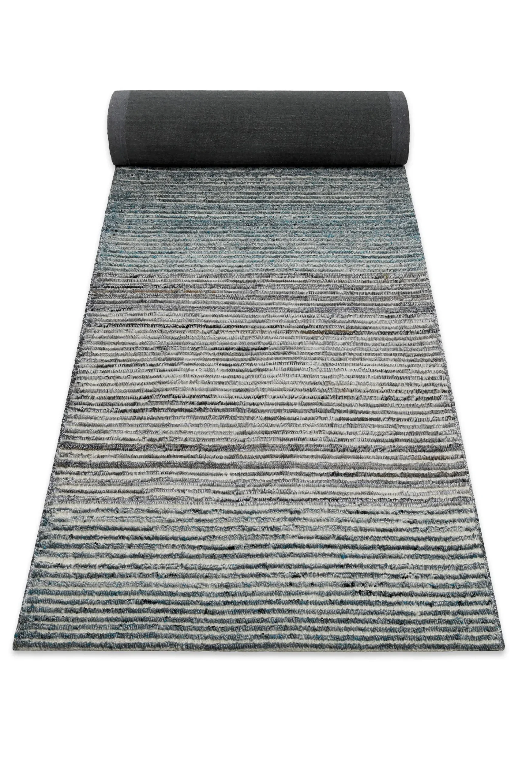 Kurzflor Teppich Grau Blau meliert "Hamptons TWENTYFOUR" WECONhome