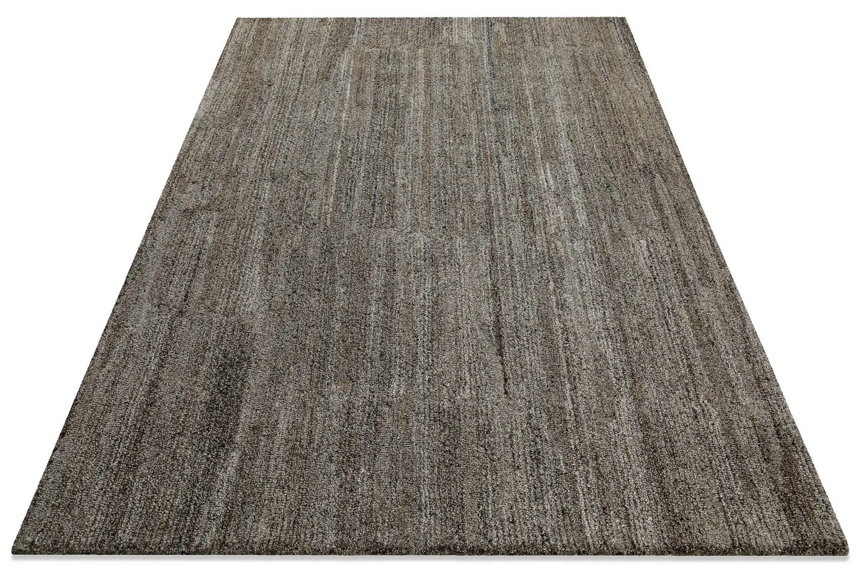 Kurzflor Teppich Grau Braun meliert "Hamptons EIGHTEEN" WECONhome
