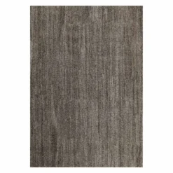 Kurzflor Teppich Grau Braun meliert