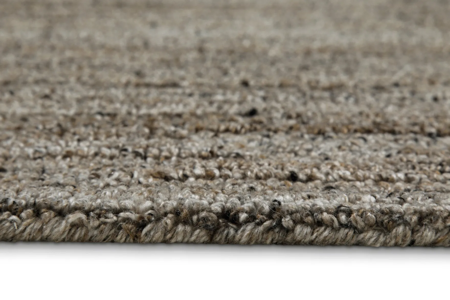 Kurzflor Teppich Grau Braun meliert "Hamptons EIGHTEEN" WECONhome
