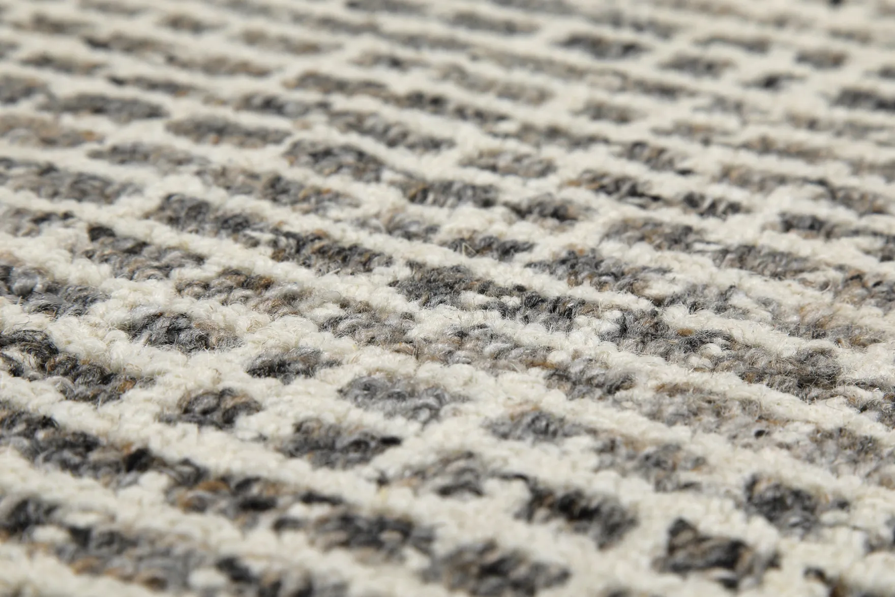 Kurzflor Teppich Grau Braun meliert "Hamptons FOURTEEN" WECONhome