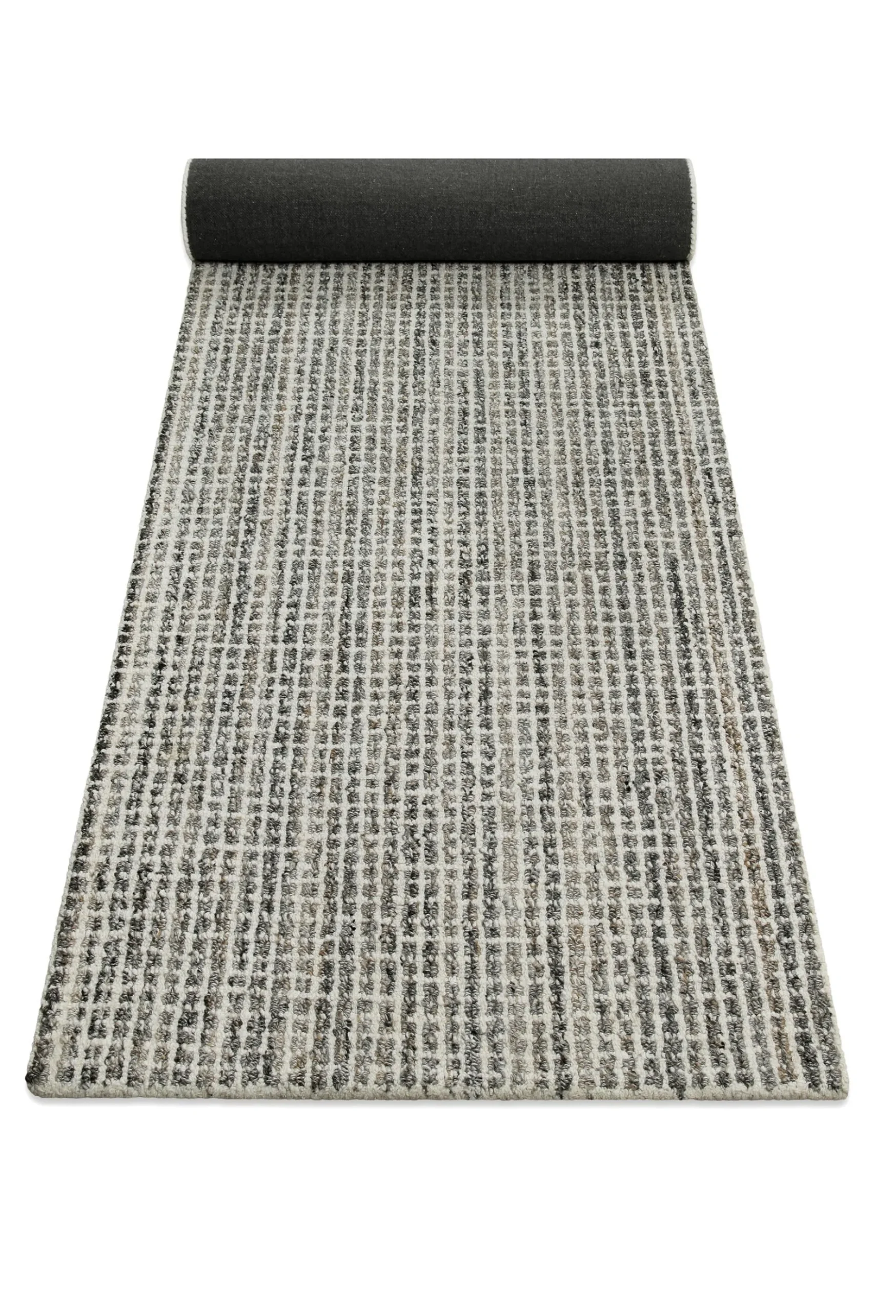 Kurzflor Teppich Grau Braun meliert "Hamptons FOURTEEN" WECONhome