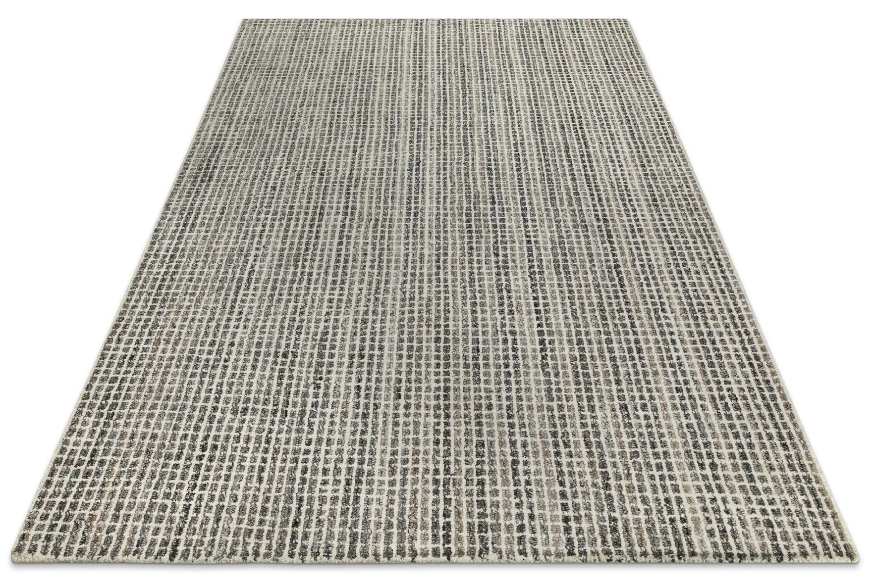 Kurzflor Teppich Grau Braun meliert "Hamptons FOURTEEN" WECONhome