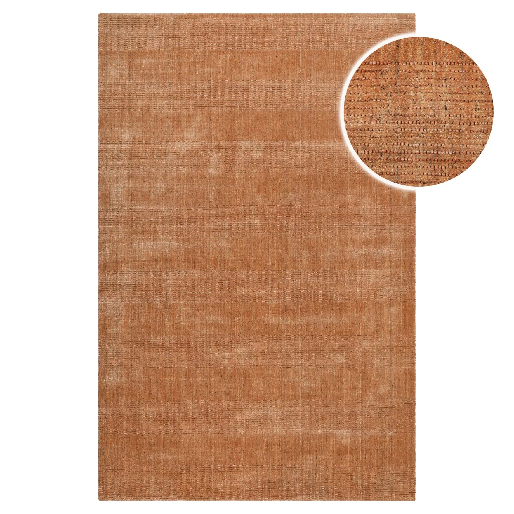 Kurzflor Teppich Kupfer Braun "Seattle" WECONhome