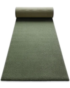 Kurzflorteppich Laub Grün 