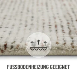 Kurzflor Teppich Multi Pastell