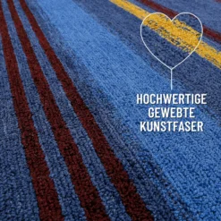 Kurzflorteppich Multi "Petrol" WECONhome