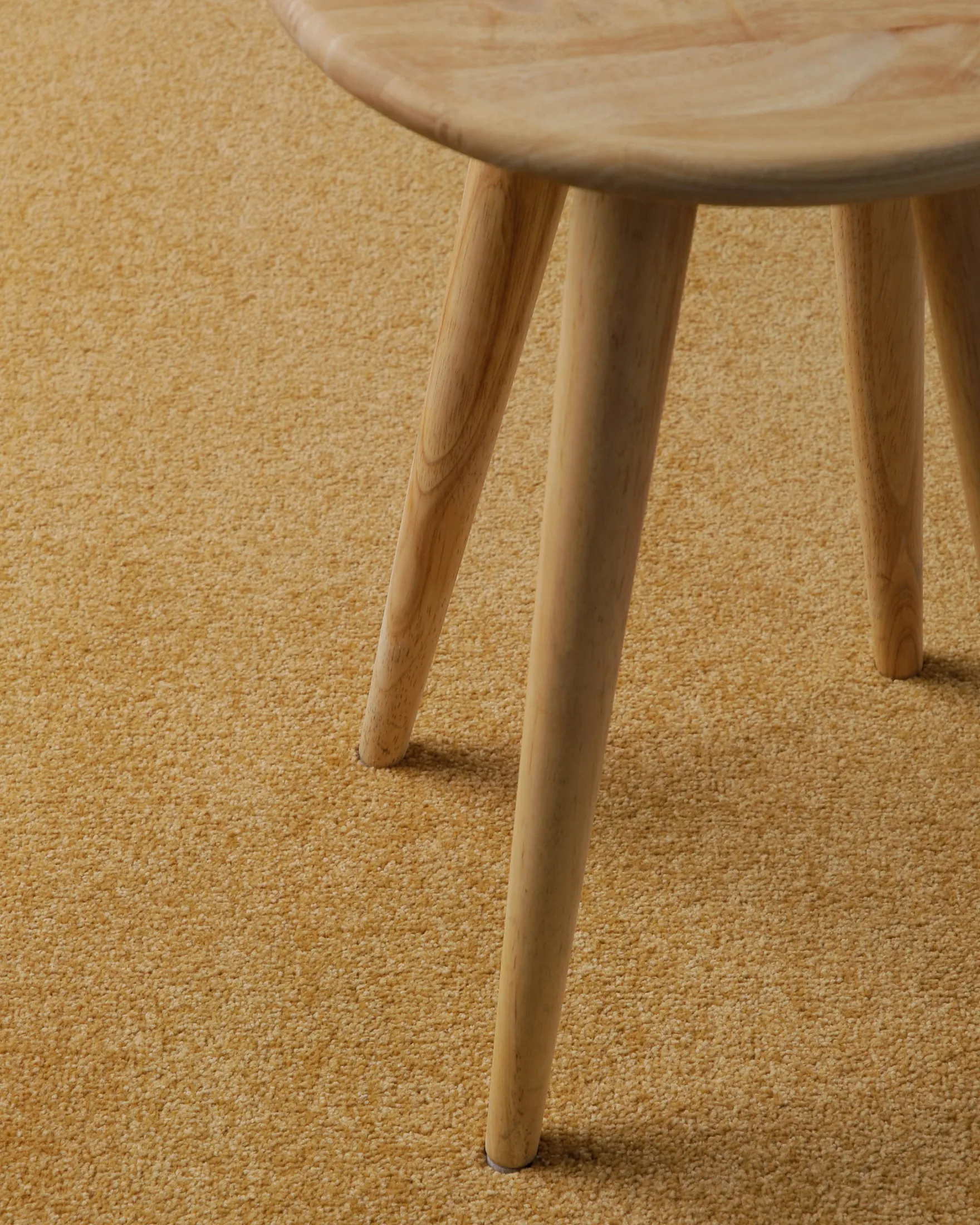 Kurzflorteppich Ocker Gelb "Freja" WECONhome Basics
