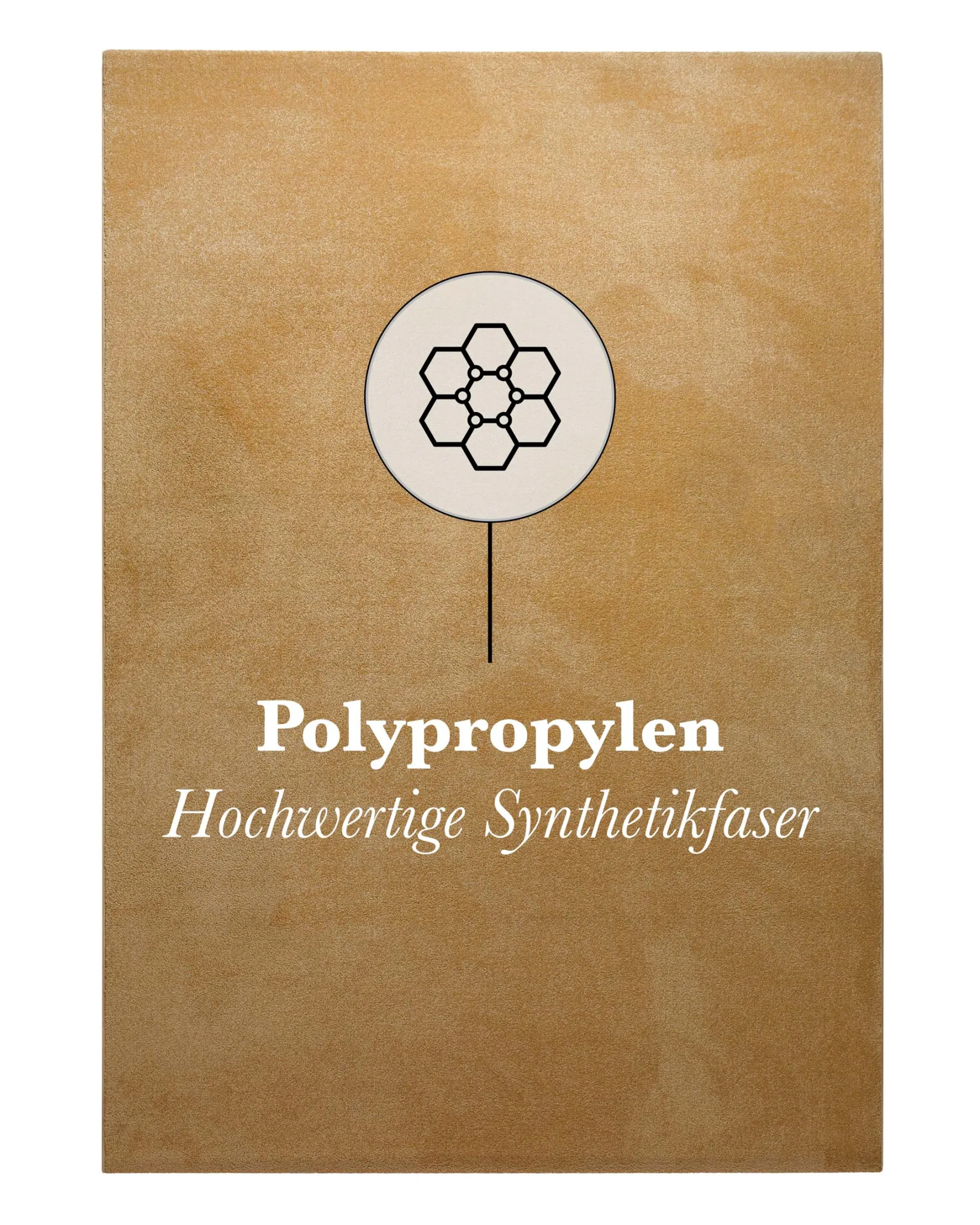 Kurzflorteppich Ocker Gelb "Freja" WECONhome Basics