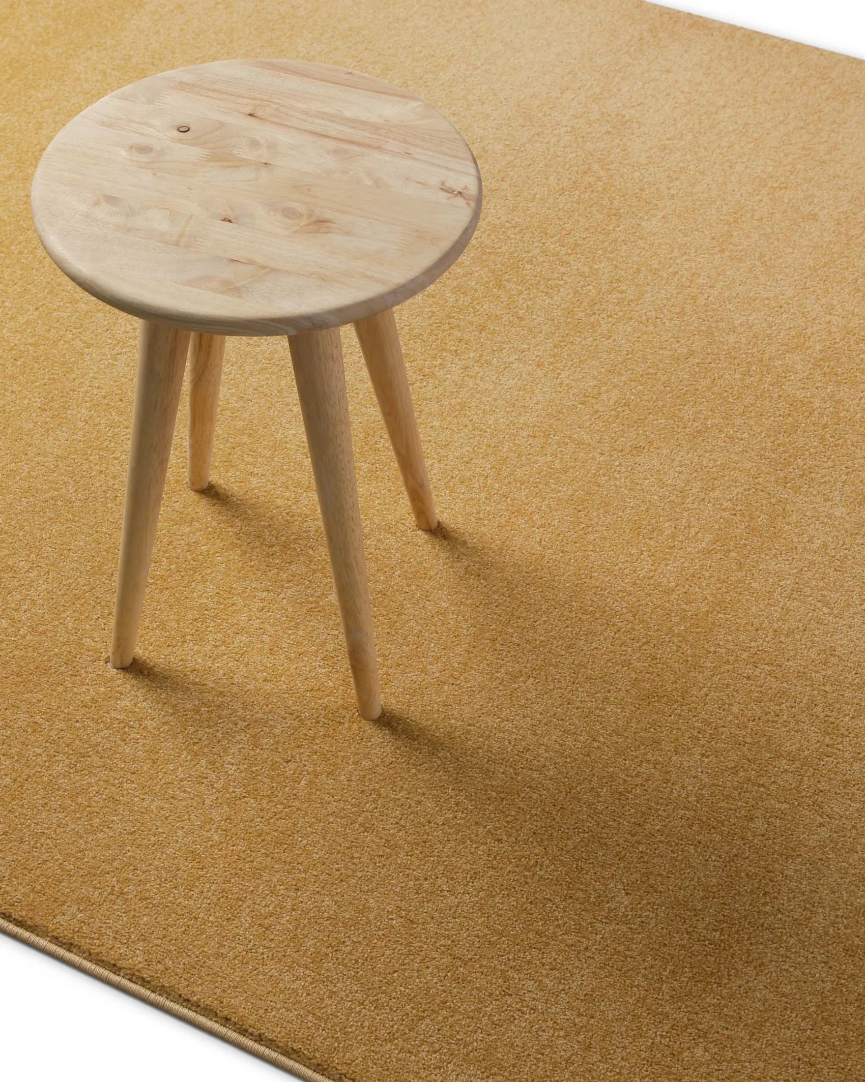 Kurzflorteppich Ocker Gelb "Freja" WECONhome Basics