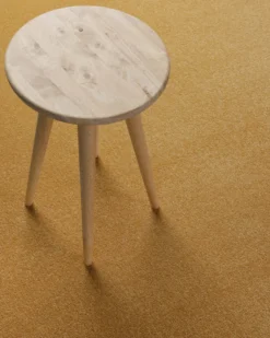 Kurzflorteppich Ocker Gelb 
