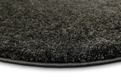 Kurzflorteppich Rund Anthrazit "Wogh" WECONhome