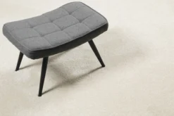 Kurzflorteppich Rund Creme Weiß "Wogh" WECONhome