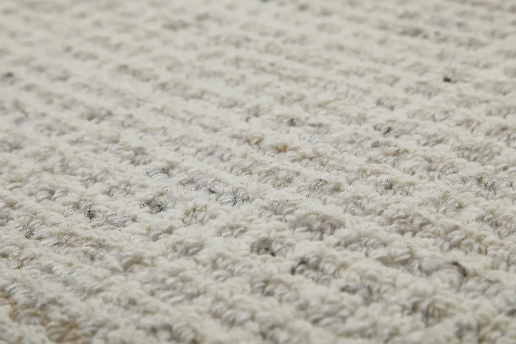 Kurzflor Teppich Rund Greige meliert "Hamptons FOURTEEN" WECONhome