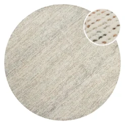 Kurzflor Teppich Rund Multi Pastell "Hamptons THIRTYTWO" WECONhome
